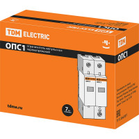 Разрядник TDM ELECTRIC ОПС1-D 2Р 5kA 230B 10kA SQ0201-0010