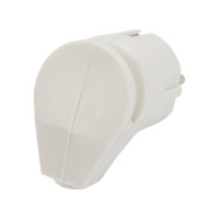 Угловая вилка, белая TDM ELECTRIC SQ1806-0007