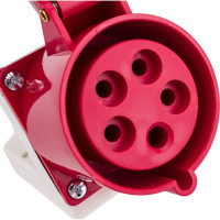 Стационарная розетка 125 TDM ELECTRIC 3Р+РЕ+N 32А 380В IP44 SQ0602-0006