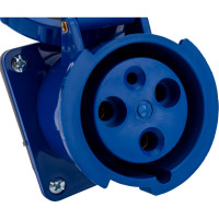 Стационарная розетка 133 TDM ELECTRIC 2Р+РЕ 63А 220В IP54 SQ0602-0010