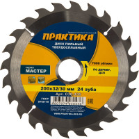 Диск пильный по дереву (200х32/30 мм; Z24) ПРАКТИКА 030-436
