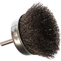 Кордщетка чашеобразная мягкая (75 мм) для дрели ПРАКТИКА 032-584