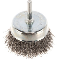 Кордщетка чашеобразная мягкая (75 мм) для дрели ПРАКТИКА 032-584