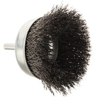 Кордщетка чашеобразная мягкая (75 мм) для дрели ПРАКТИКА 032-584