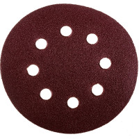 Круг шлифовальный на липкой основе (5 шт; 125 мм; Р120) ПРАКТИКА 031-518