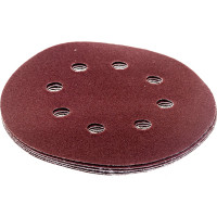 Круг шлифовальный на липкой основе (5 шт; 125 мм; Р180) ПРАКТИКА 031-525