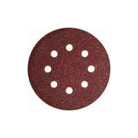 Круг шлифовальный на липкой основе (5 шт; 125 мм; Р40) ПРАКТИКА 031-488