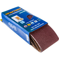 Лента шлифовальная (3 шт; 75х457 мм; P60) ПРАКТИКА 031-235