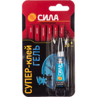 Супер-клей СИЛА SGBL1-3 гель 3 гр, BL-1 C0039396