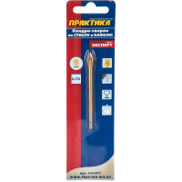 Сверло по стеклу Квадро (6 мм) ПРАКТИКА 034-977