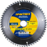 Диск пильный по дереву (250х32/30 мм; Z60) ПРАКТИКА 032-263