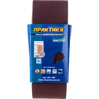 Лента шлифовальная (3 шт; 100х610 мм; P120) ПРАКТИКА 031-389