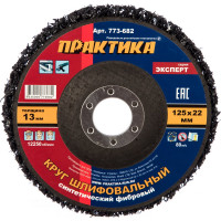 Круг абразивный синтетический торцевой (125x22.2 мм) ПРАКТИКА 773-682