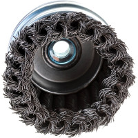 Кордщетка чашеобразная витая усиленная (90 мм; М14) ПРАКТИКА 032-591