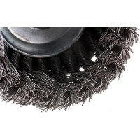 Кордщетка чашеобразная витая усиленная (90 мм; М14) ПРАКТИКА 032-591