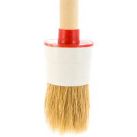 Круглая кисть SANTOOL №10 40 мм с деревянной ручкой 010115-010