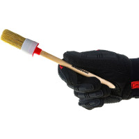 Круглая кисть SANTOOL №6 30 мм с деревянной ручкой 010115-006