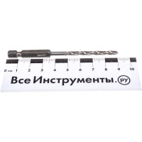 Сверло по металлу (3.5х90 мм; HEX 1/4) ПРАКТИКА 037-565