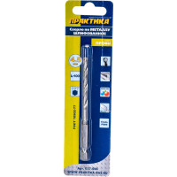 Сверло по металлу (4.5х100 мм; HEX 1/4) ПРАКТИКА 037-596