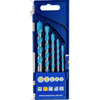 Набор сверл универсальных Эксперт (5 шт; 4, 5, 6, 8, 10 мм) ПРАКТИКА 640-339