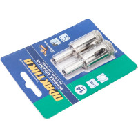 Коронка алмазная по стеклу и керамике (2 шт; 14 мм) ПРАКТИКА 777-260