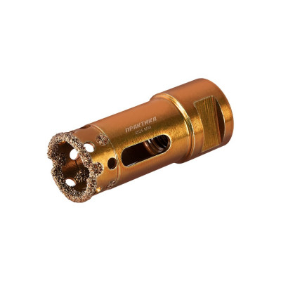 Коронка алмазная универсальная (25 мм; М14) для УШМ ПРАКТИКА 641-039