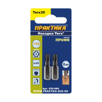 Бита T-25 Профи (2 шт; 25 мм) ПРАКТИКА 035-660