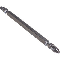 Бита двусторонняя PH2-PH2 Профи (1 шт; 110 мм) ПРАКТИКА 776-553