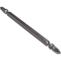 Бита двусторонняя PH2-PH2 Профи (1 шт; 110 мм) ПРАКТИКА 776-553