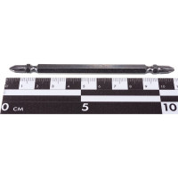 Бита двусторонняя PH2-PH2 Профи (1 шт; 110 мм) ПРАКТИКА 776-553