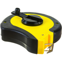 Рулетка SANTOOL 20м x 10 мм со стальной лентой в обрезиненном закрытом корпусе 050104-020