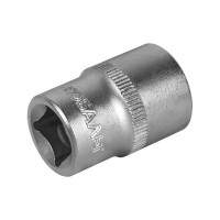 Торцевая головка КОБАЛЬТ 1/2, 19мм, Cr-V 643-125