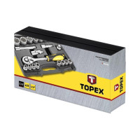 Головки сменные 21 шт. (1/2", CrV) TOPEX 38D642