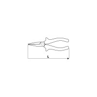 Удлиненные прямые плоскогубцы TOPEX 160 мм, 1000 В 32D513