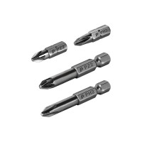 Набор бит (4 шт; PH; PZ) ПРАКТИКА 036-544