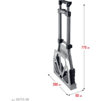 Хозяйственная раскладная тележка STAYER PROTruck максимальная нагрузка 90 кг 38755-90