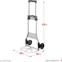 Хозяйственная раскладная тележка STAYER PROTruck максимальная нагрузка 90 кг 38755-90