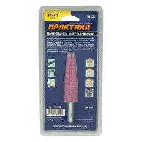 Шарошка абразивная (20х63 мм; хвостовик 6 мм) ПРАКТИКА 641-206