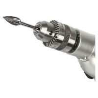 Фреза по металлу твердосплавная (12х25 мм; хвостовик 6 мм) ПРАКТИКА 644-511