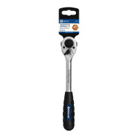 Трещоточная рукоятка 1/2, 250мм, 45зубьев КОБАЛЬТ 642-401