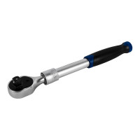 Телескопическая трещоточная рукоятка 1/2, 305-445мм, 72зуба КОБАЛЬТ 642-425