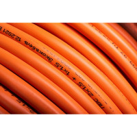 Силовой удлинитель на металлической катушке LUX К4-Е-30 30м 4 розетки с з/к 4606400419426