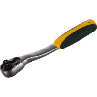 Изогнутая трещотка для торцовых головок 1/4, Сr-V, 72 зубца Kraftool PRO 27795-1/4_z02