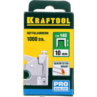 Скобы для степлера KRAFTOOL тип 140 (G/11/57) , калибр 20GA, 10мм, 1000шт 31680-10
