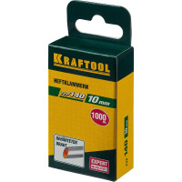Скобы для степлера KRAFTOOL тип 140 (G/11/57) , калибр 20GA, 10мм, 1000шт 31680-10