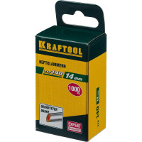 Скобы для степлера KRAFTOOL тип 140 (G/11/57) , калибр 20GA, 14мм, 1000шт 31680-14