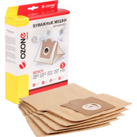 Мешки-пылесборники оригинальные бумажные OZONE (5 шт.) Bosch/Siemens Typ E,D,F,G P-05