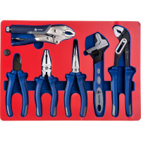 Набор пассатижей, плоскогубцев и бокорезов 6шт МАСТАК 5-3006