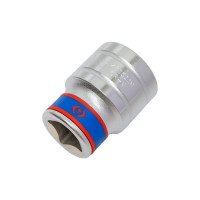 Торцевая стандартная шестигранная головка 1/2", 22мм KING TONY 433522M