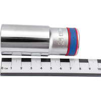 Торцевая глубокая шестигранная головка 1/2", 24мм KING TONY 423524M